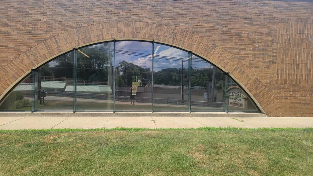 Arched Window With Commercial Window Tint